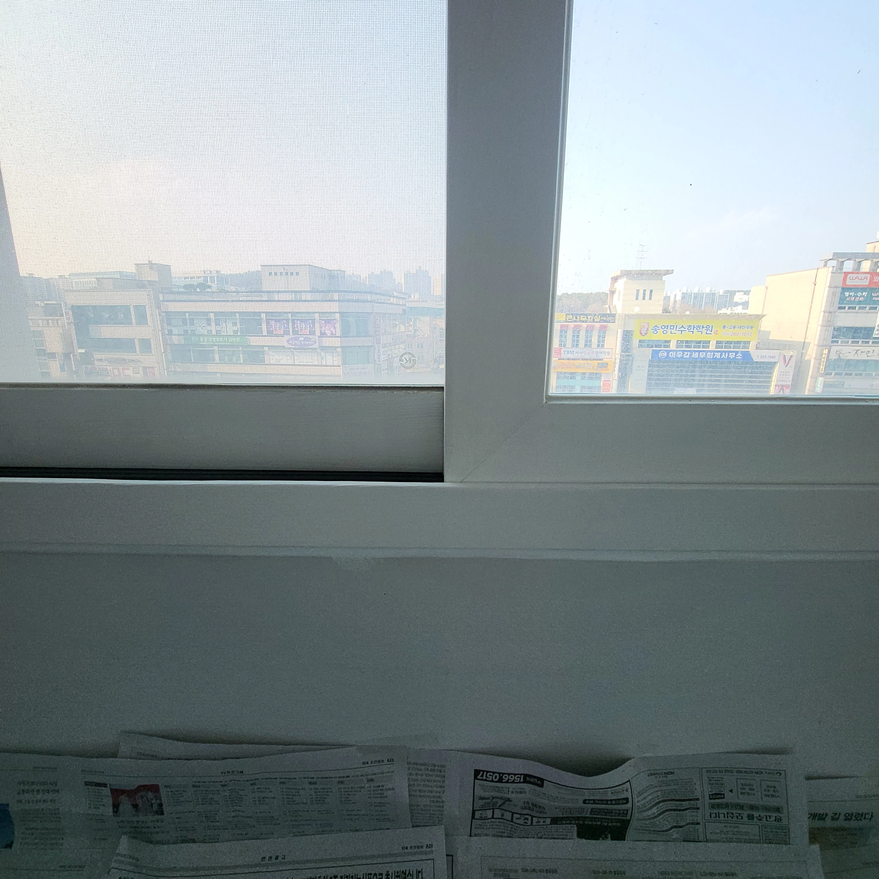 베란다 샷시 틀 깨짐 부위 복원 서울 도봉구 시공 후